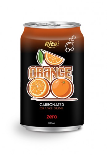 330ml carbonated orange drink